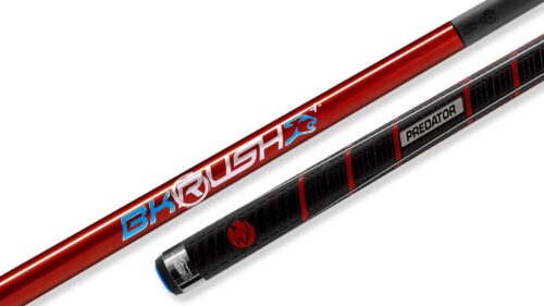 Predator – “BK Rush +” Jump / Break Cue Red – Sport Wrap