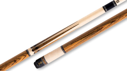 McDermott – Pool Cue Birdseye Maple Natural Bocote Wrapless – H653