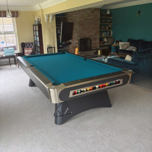 Buffalo Century Pro Matt Black American Pool Table
