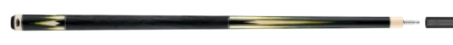 Predator Limited True Splice 16 Pool Cue - Ebony with Green/Yellow Points - Leather Wrap