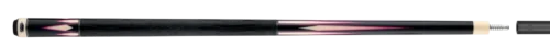 Predator Limited True Splice 16 Pool Cue - Ebony with Purple/Pink Points - Leather Wrap