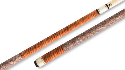 McDermott – Pool Cue Curly Maple Red Urethane Rings Irish-Linen Wrap – H553